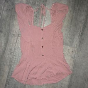 Pink blouse